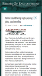 Mobile Screenshot of errorsofenchantment.com